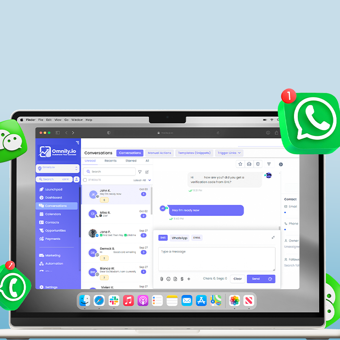We handle all Omni channel outbound systems